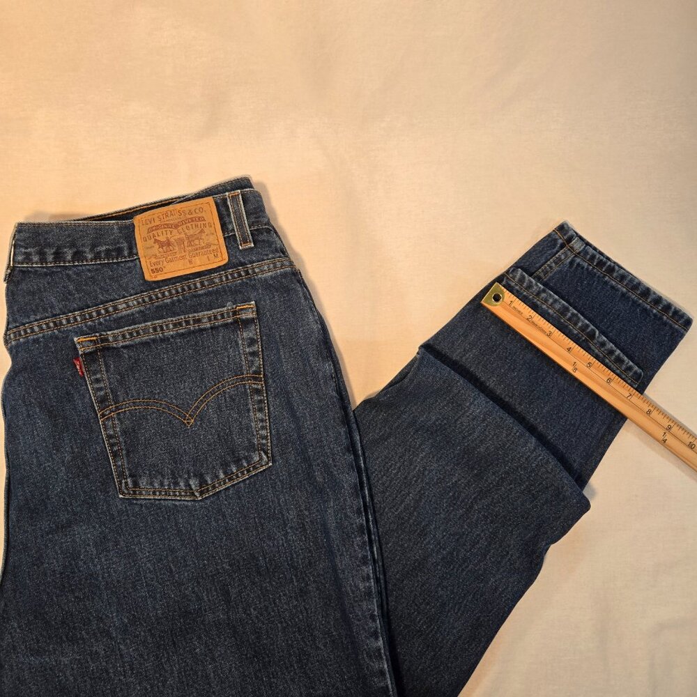 USA Vintage LEVI'S 550 Relaxed Fit Tapered Leg Hi-Rise Women's Plus Size 24 W M. - Picture 16 of 16